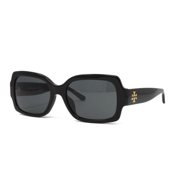 Tory Burch Accessories - Tory Burch Sunglasses Women's Square TY7135U 17098G Black 55mm Grey Lens NEW!